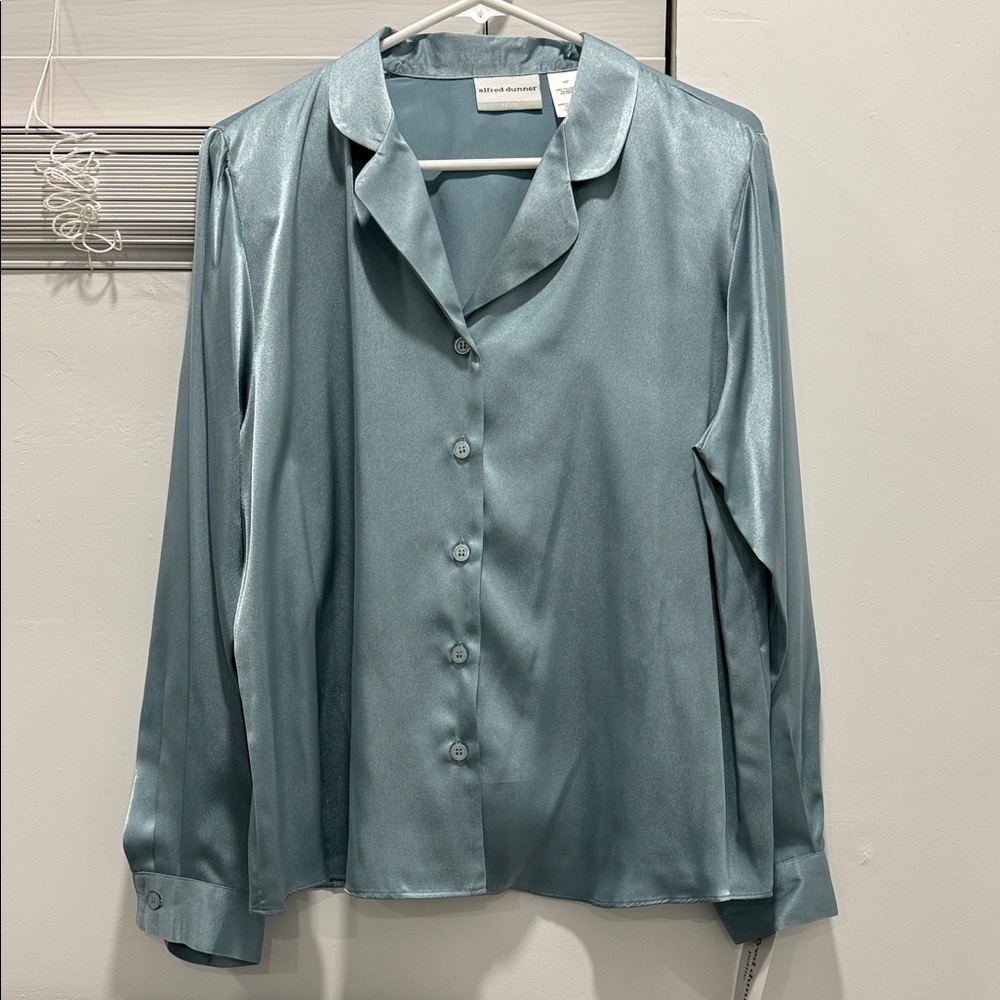 Alfred Dunner Button Up Long Sleeve